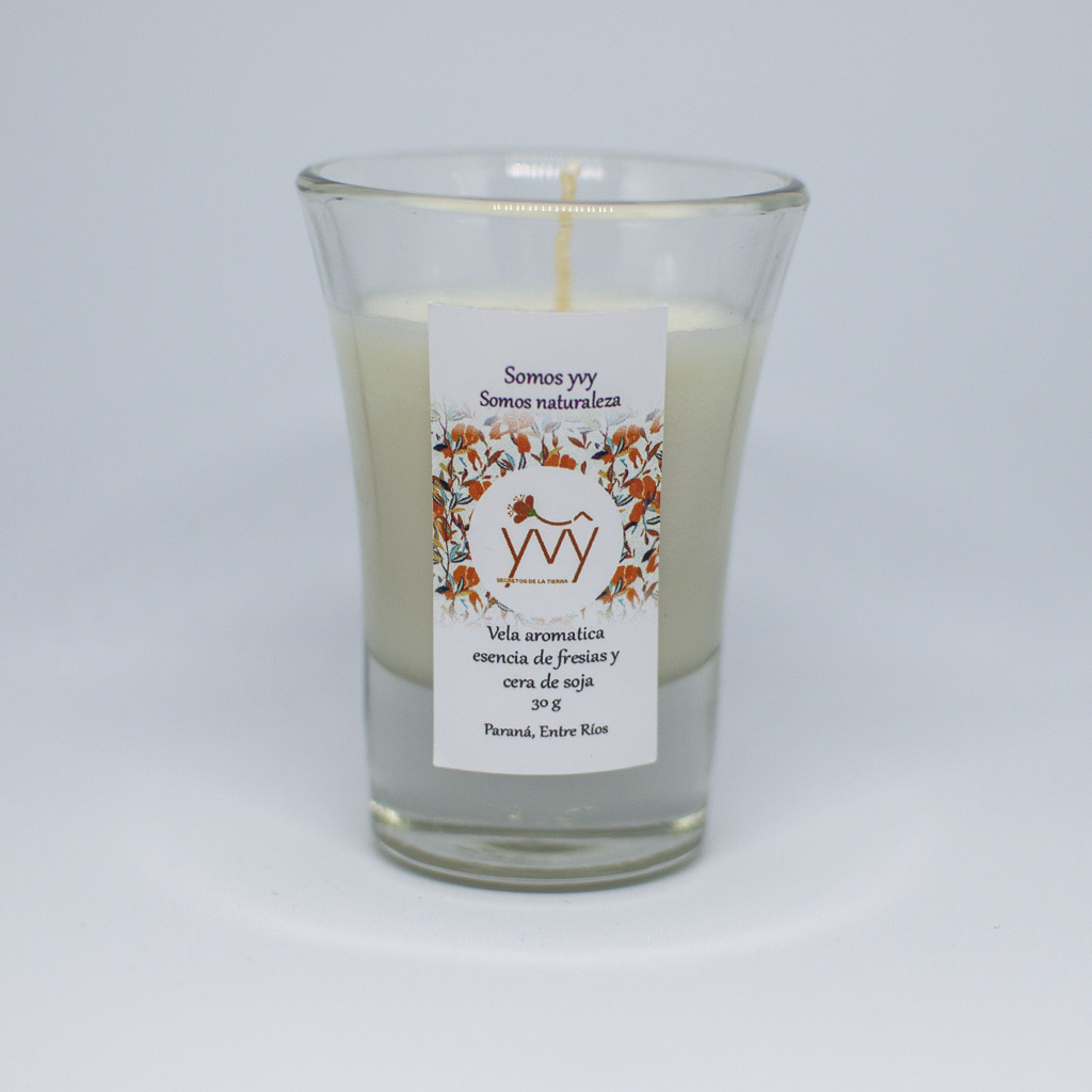 Vela de cera de soja - Fresias 30g