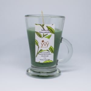 Vela de cera de soja - Te verde 70g